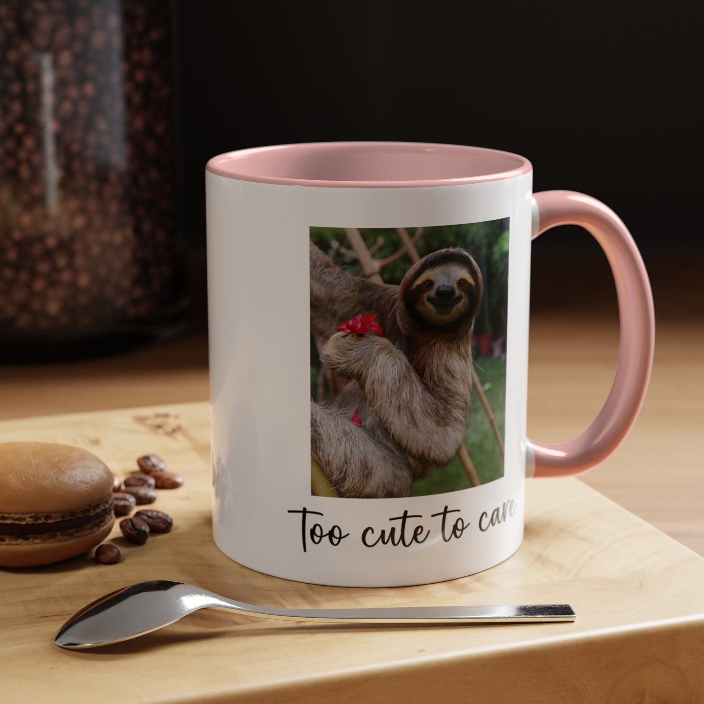 Cute Sloth Accent Coffee Mug, 11oz