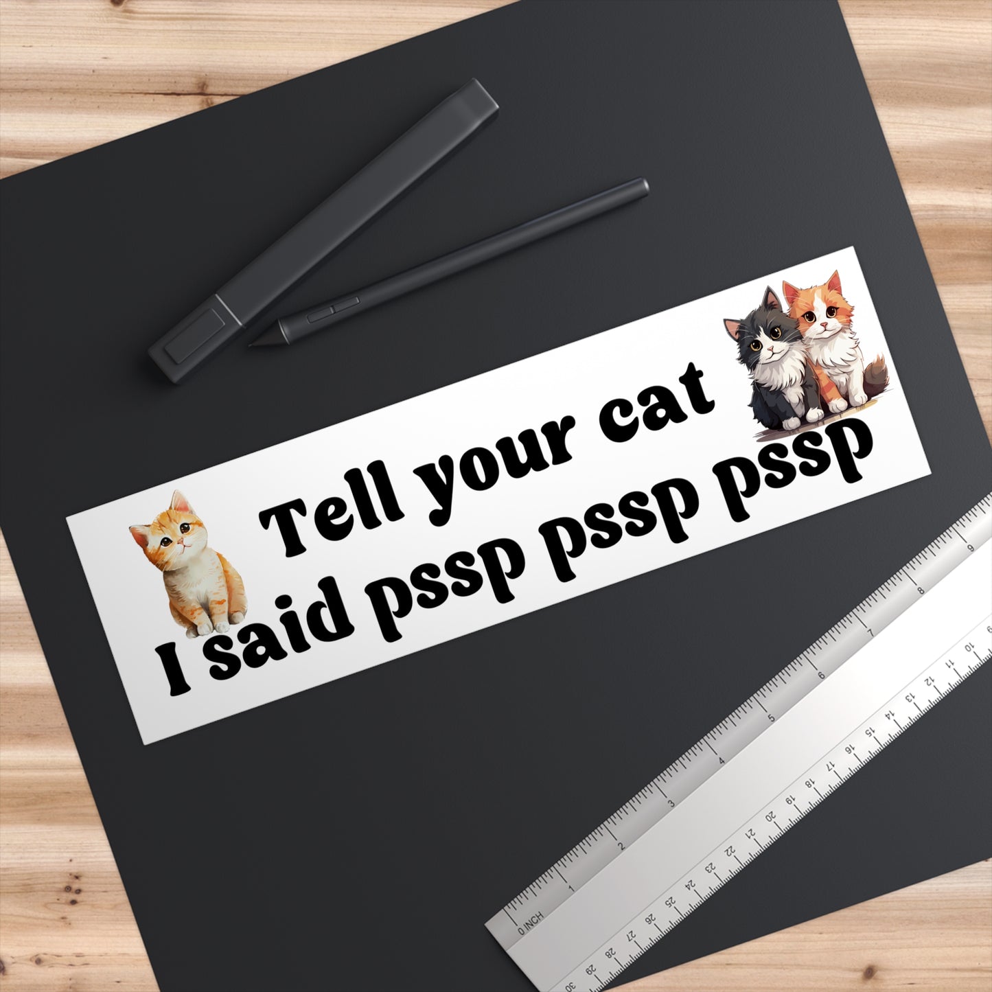 Cat Bumper Sticker