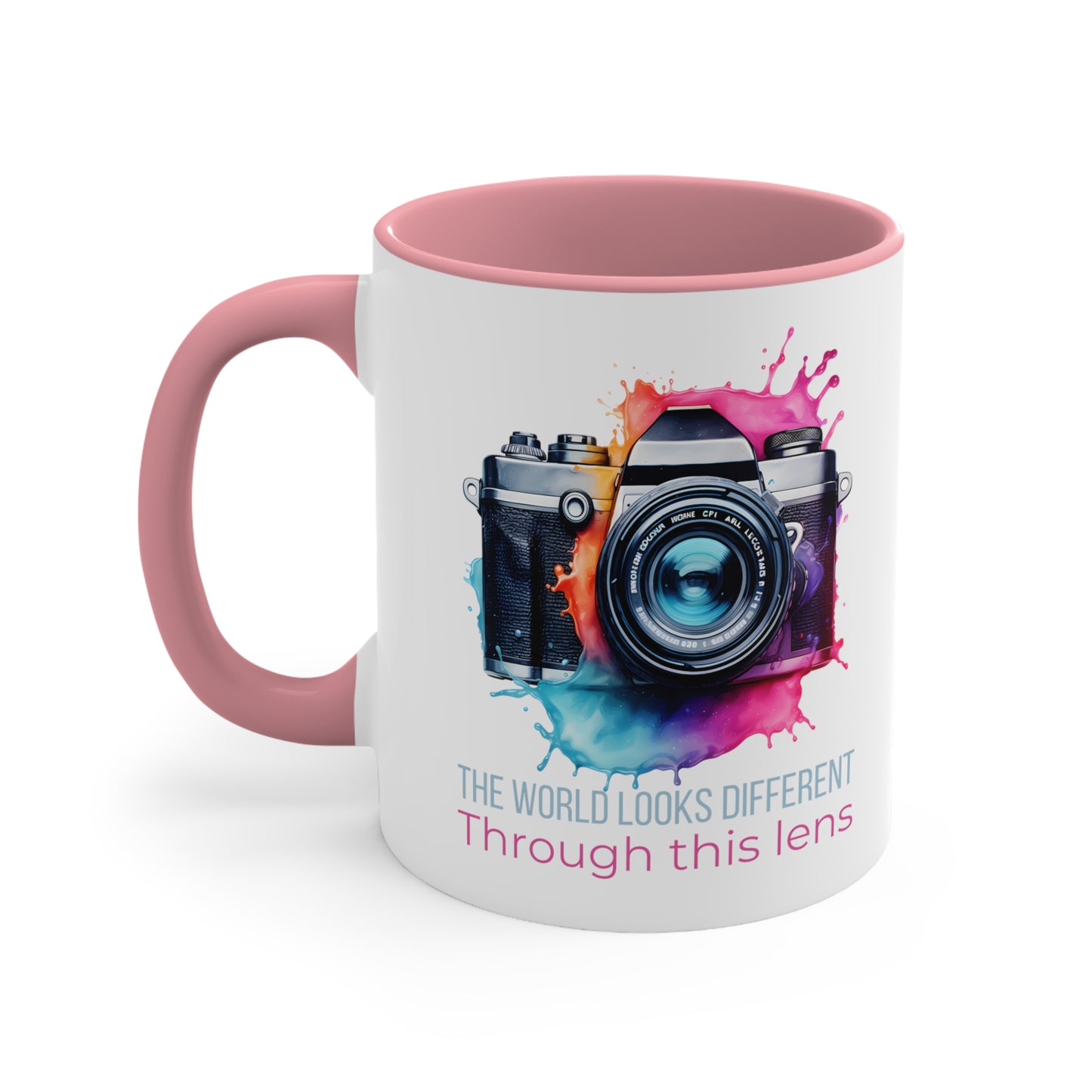 Accent Coffee Mug, 11oz Gift for a Photographer